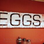 Vintage Egg Sign @amandaformaro Crafts by Amanda
