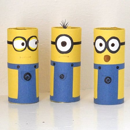 Cardboard Tube Crafts: a collection of 55+ cardboard tube crafts for kids!