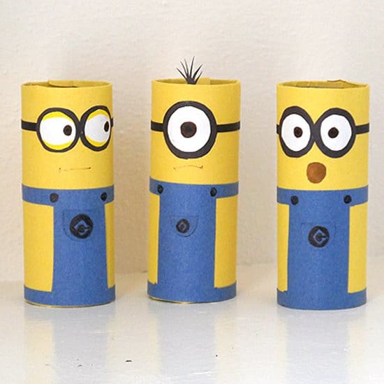 Cardboard Tube Minions