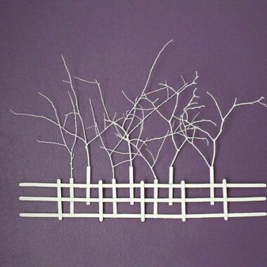 This Stick Tree Silhouette from @amandaformaro would look great in my front entryway! So easy too!