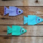 Cardboard Tube School of Fish by @amandaformaro of Crafts by Amanda