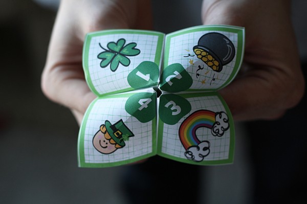 St. Patrick's Day Cootie Catcher