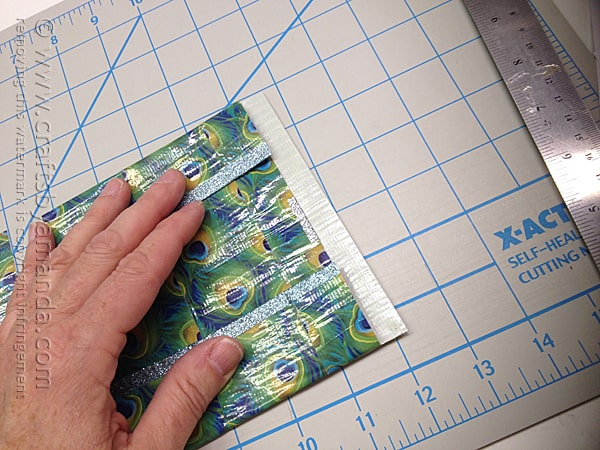 cover the edges of the business card holder, including the pockets