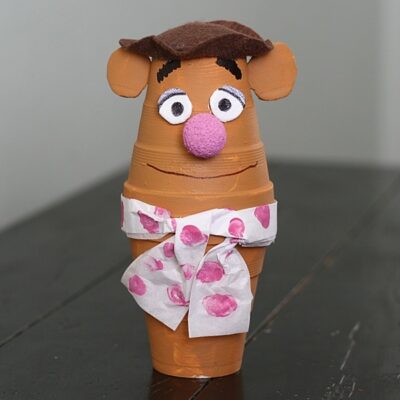 Foam Cup Fozzie Bear - Crafts by Amanda