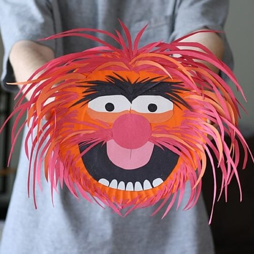 Paper Plate Animal from The Muppets by @amandaformaro Crafts by Amanda