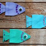 School of Cardboard Tube Fish - Crafts by Amanda