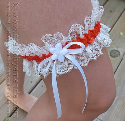 Make your own garter for prom