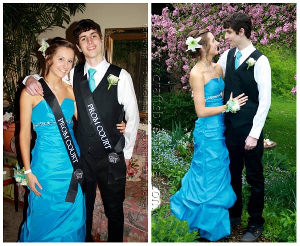 Kristen and Nick - prom king and queen!