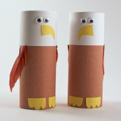 Make an Eagle from a Cardboard Tube by @amandaformaro of Crafts by Amanda