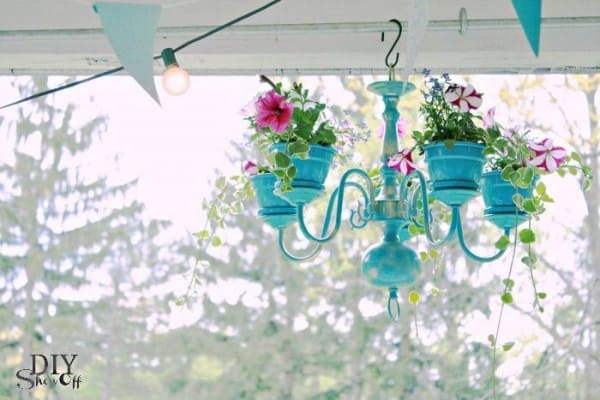Chandelier Planter Tutorial - The DIY Show Off