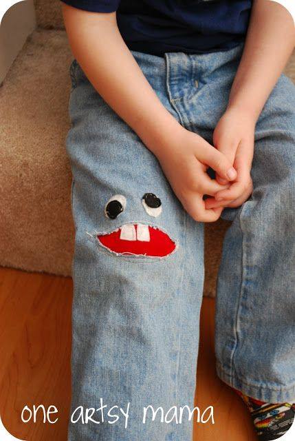 Monster Knee Patch - One Artsy Mama