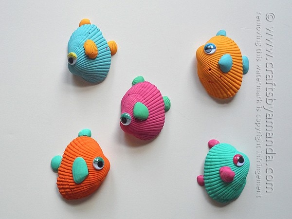 Adorable Seashell Craft Ideas for Kids  Seashell crafts, Crafts, Crafts  for kids to make