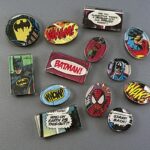Superhero Comic Book Magnets by Amanda Formaro of Crafts by Amanda