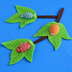 Plastic Spoon Craft: Bugs on a Branch by Amanda Formaro of Crafts by Amanda