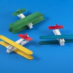 Clothespin Airplanes for Preschoolers by Amanda Formaro of Crafts by Amanda