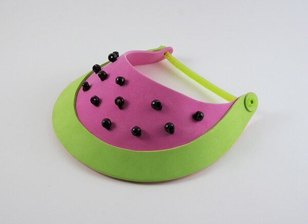 Watermelon Sun Visor by Amanda Formaro of Crafts by Amanda