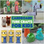 Looking for a fun craft made from recycled materials to keep your child busy this summer? These cardboard tube crafts for kids are the perfect solution.