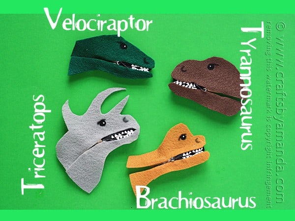 Clothespin Dinosaur Craft - Crafts by Amanda