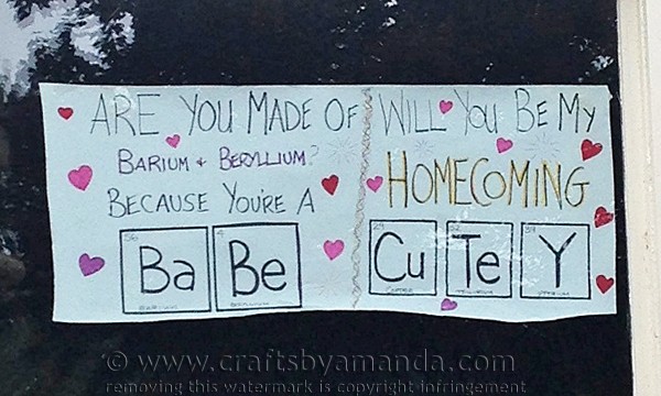 Creative Ways to Ask a Date to Homecoming or Prom - Crafts by Amanda