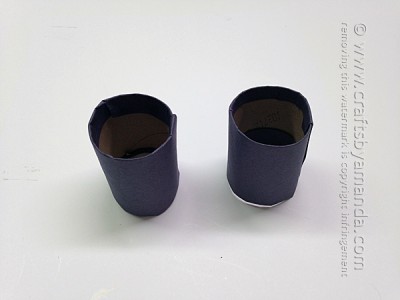 Batman Craft: Cardboard Tube Wrist Cuffs - Crafts by Amanda