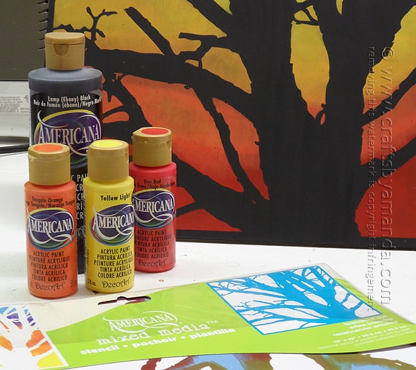 DIY Spooky Tree Painting for Halloween by Amanda Formaro of Crafts by Amanda