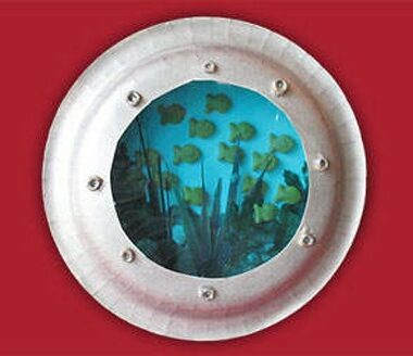 Paper Plate Porthole by Amanda Formaro of Crafts by Amanda