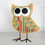 Owl Craft: Scrapbook Paper Decoupage by Amanda Formaro of Crafts by Amanda