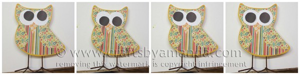 Owl Craft: Scrapbook Paper Decoupage by Amanda Formaro of Crafts by Amanda
