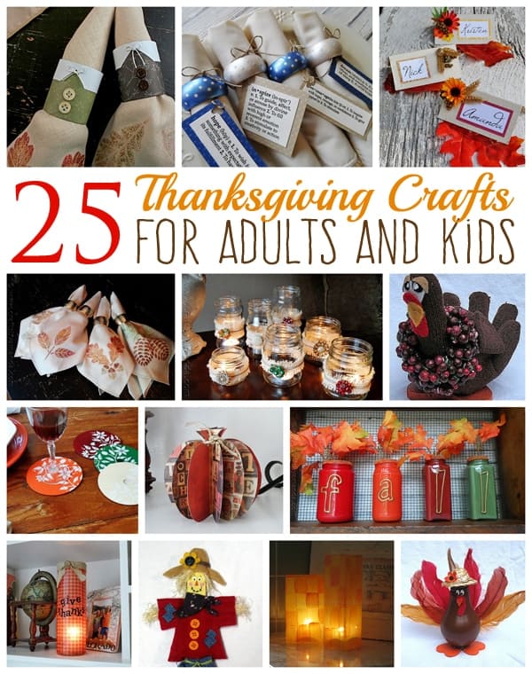 25 Thanksgiving Crafts For Adults And Kids Crafts By Amanda