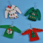 Ugly Sweater Christmas Ornaments by Amanda Formaro of Crafts by Amanda