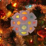 Faux Stained Glass Paper Snowflakes by Amanda Formaro of Crafts by Amanda