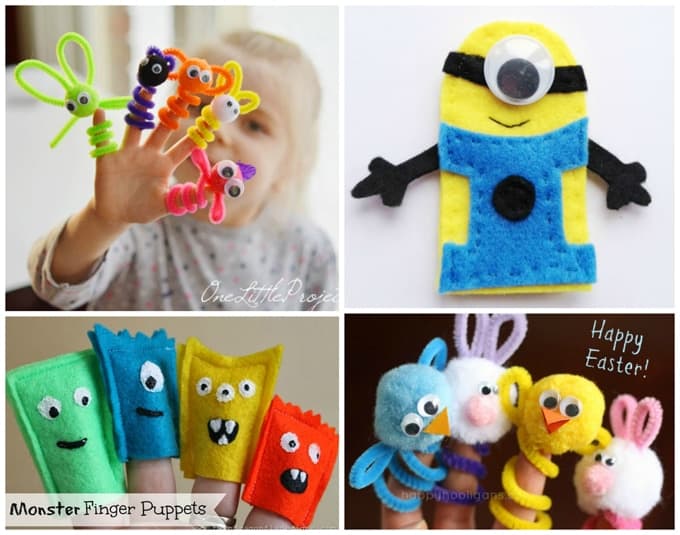 Diy hand hot sale puppets