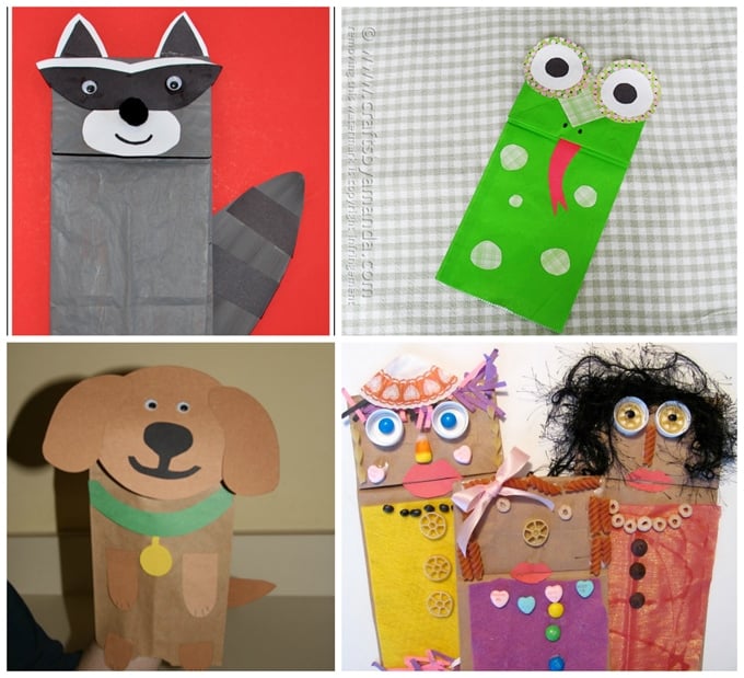 Easy DIY Hand Puppets