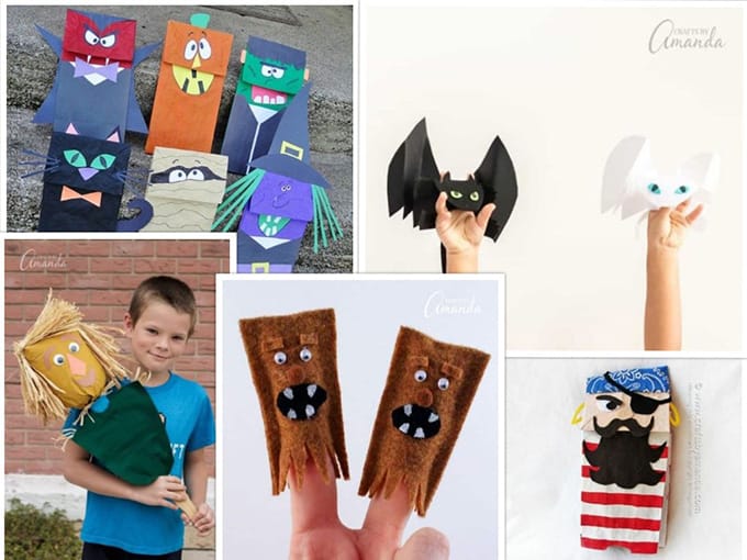 Family String Puppets, Crafts for Kids