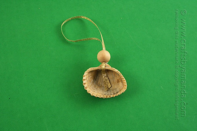 Seashell Angel Ornament by Amanda Formaro of Crafts by Amanda