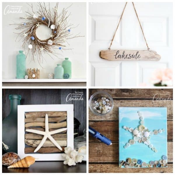 29 Beach Crafts: Coastal DIY Wall Art - Crafts by Amanda