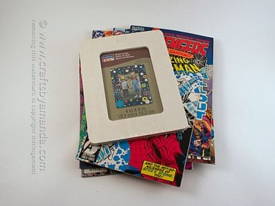 Comic Craft: Decoupage Frame