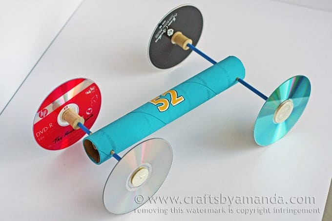 How to Make a Rubber Band Car by Amanda Formaro, Crafts by Amanda