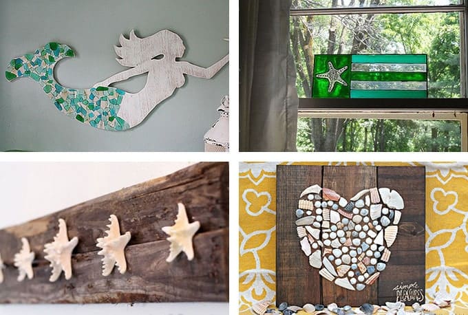 29 Beach Crafts: Coastal DIY Wall Art