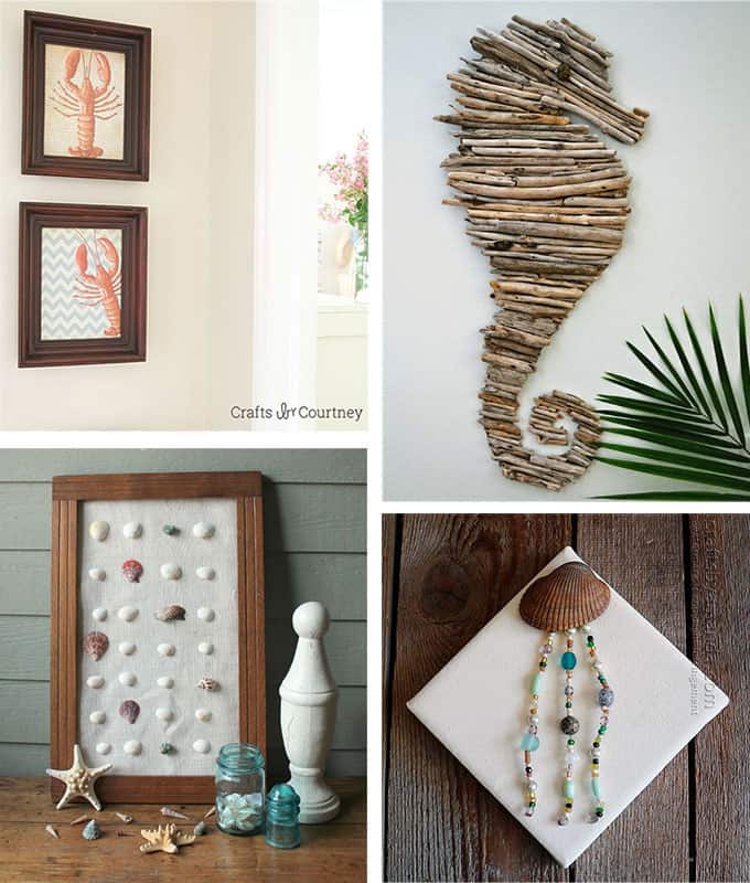 29 Beach Crafts Coastal Diy Wall Art