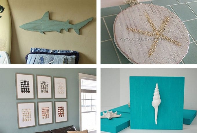 29 Beach Crafts: Coastal DIY Wall Art