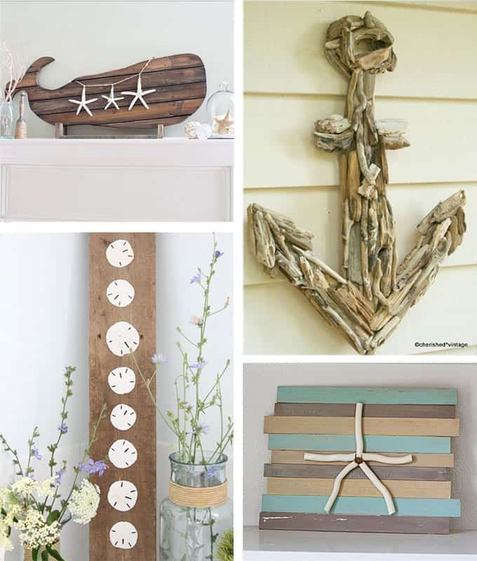 29 Beach Crafts: Coastal DIY Wall Art