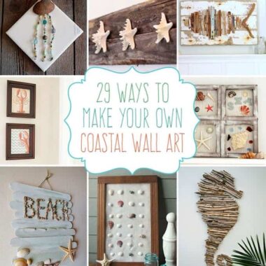 29 Beach Crafts: Coastal DIY Wall Art