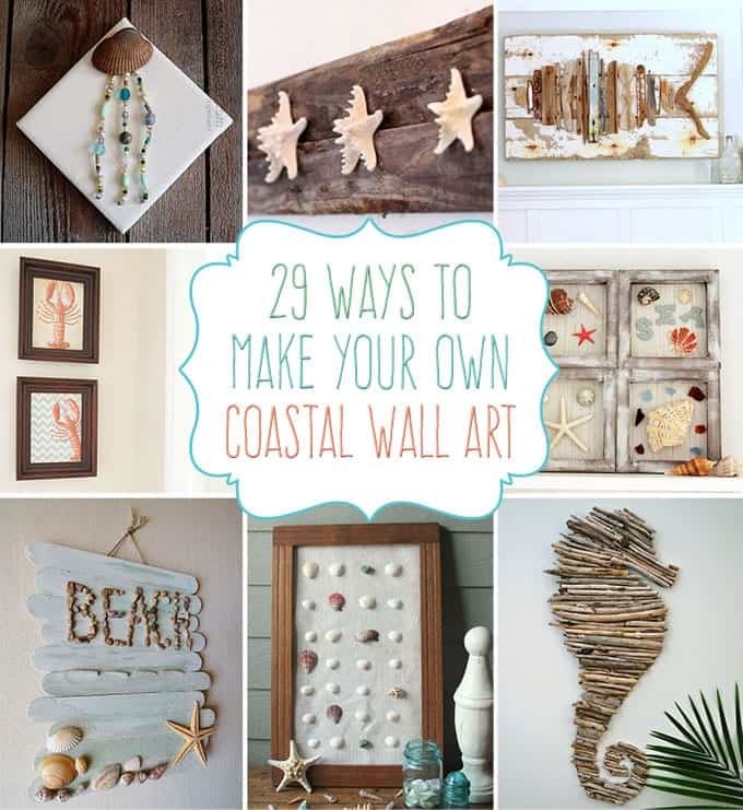 Beachy wall deals decor