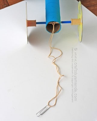 How To Make A Rubber Band Car