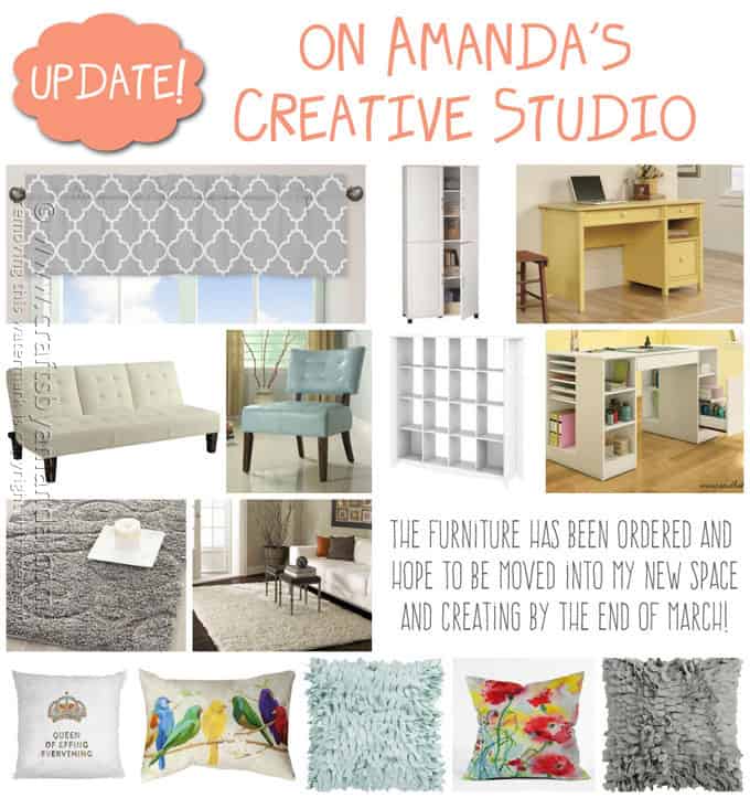 My New Craft Studio - Amanda's Creative Studio, Amanda Formaro - Crafts by Amanda