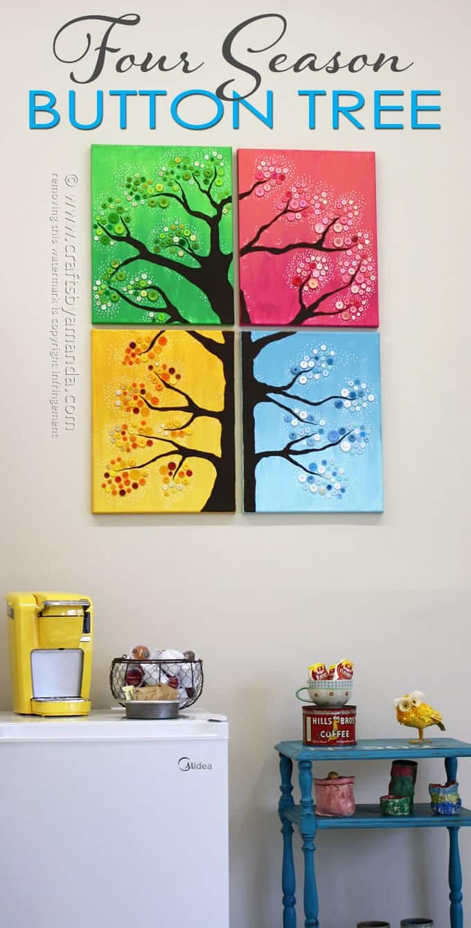 Four Seasons Button Tree