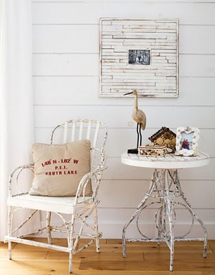 The inspiration for my cottage slat style beach frame, Amanda Formaro of Crafts by Amanda