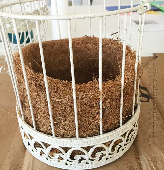 Growing Up Gardner: Hanging Bird Cage Tutorial