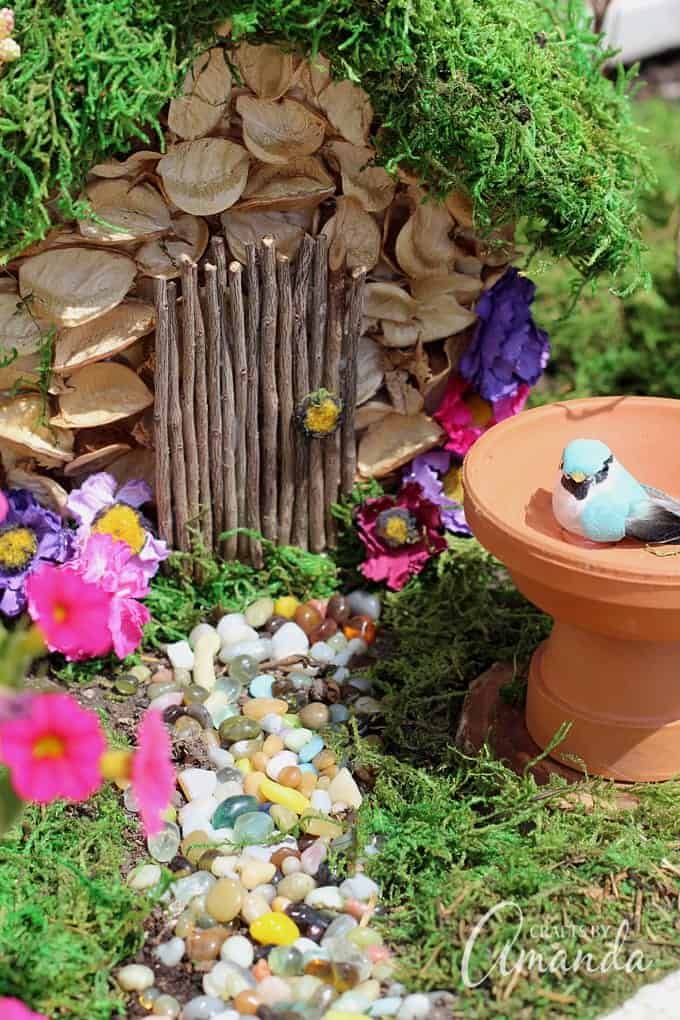 whimsical fairy garden house